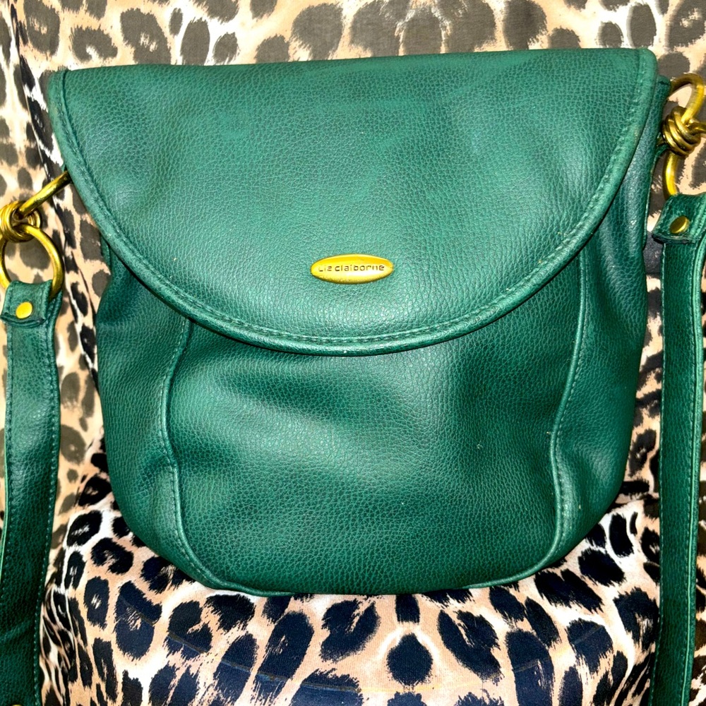 Liz Claiborne green handbag